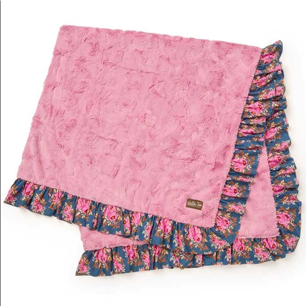 Matilda Jane NWT Wrap me up minky soft blanket